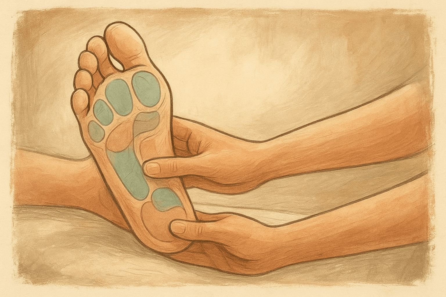 Illustration de Réflexologie plantaire – 1h